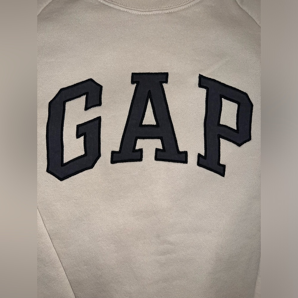 GAP Moonstone Beige Vintage Soft Raglan Sweatshirt - Picture 8 of 14
